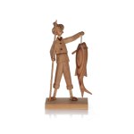 B.BOROWIK / S.BYLINIAK, Figurine "Fisherman."