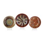 Set of three decorative platters, Cooperative "Kamionka" in Lysa Gora