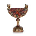 Wooden candle holder