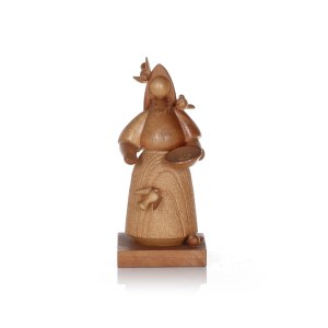 Bronislaw BOROWIK, Stefan BYLINIAK, Figurine Woman Feeding Birds