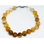 Large Quartz/Citrine Sphere Necklace