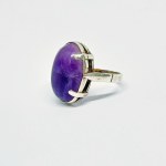 Silver ring with Amethyst