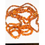Three amber necklaces