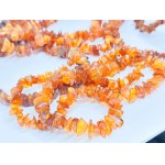 Three amber necklaces
