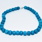 Silver Necklace with Turquoise