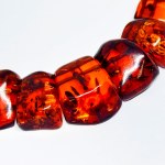 Large necklace of natural Amber, silver clasp