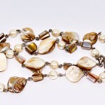 Silver Necklace with Freshwater Pearls