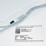 Silver necklace with Agate, certificate