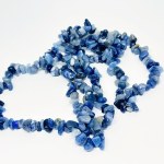 Blue agate necklace