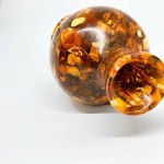 Amber and Resin Vase