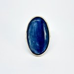 Silver ring with Kyanite