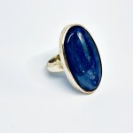 Silver ring with Kyanite
