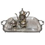 Silver-plated table set