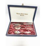 Set of silver-plated Fraget cutlery in original box