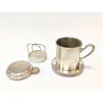 Silver-plated French tea brewer by Felix Freres A Toulouse