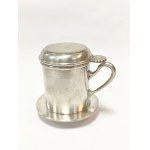 Silver-plated French tea brewer by Felix Freres A Toulouse