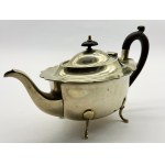 Silver-plated English teapot, early 20th century