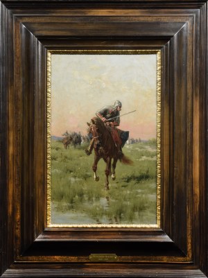 Władysław SZERNER (1836-1915), Pancerny na zwiadzie