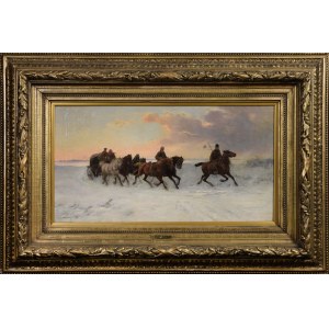 Jozef JAROSZYÑSKI (1835-1900), Return to the Manor