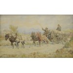 Leonard WINTEROWSKI (1868-1927), Zaprzęg, 1908