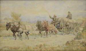 Leonard WINTEROWSKI (1868-1927), Zaprzęg, 1908