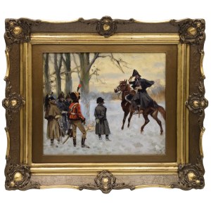 Stanislaw STUDENCKI (1900-1944), Scene with Napoleon