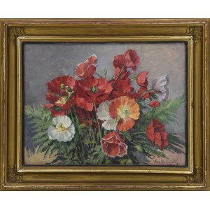 Kazimierz Teofil POCHWALSKI (1855-1940), Poppies, 1934