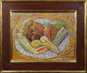 Jan WODYŃSKI (1903-1988), Martwa natura z pomidorami