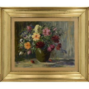 Mieczyslaw REYZNER (1861-1941), Bouquet of flowers in a vase