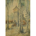 Stanisław TERLECKI (1901-1991), Drewniany kościółek