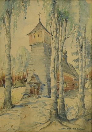 Stanisław TERLECKI (1901-1991), Drewniany kościółek