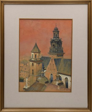 Zygmunt WIERCIAK (1881-1950), Katedra na Wawelu, 1942