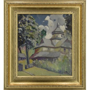 Józef KIDOŃ (1890-1968), Zabudowania wśród drzew