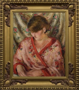 Maria RITTER (1899-1976), Kobieta w kimonie - Portret Eli Marklównej-Boryczko, ok. 1927