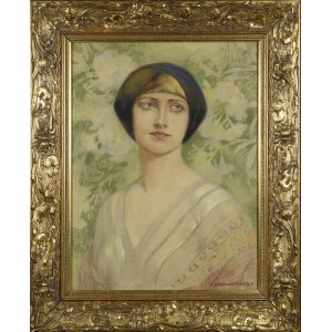 Piotr STACHIEWICZ (1858-1938), Portrait of a woman