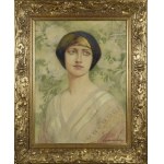 Piotr STACHIEWICZ (1858-1938), Portret kobiety