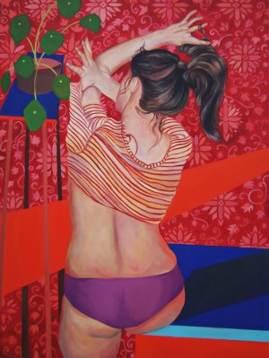 Katarzyna Jakubowska, Girl in red, 2019