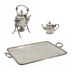 FRAGET - Silver and Plated Products Factory (company active 1824-1944), Tea set
