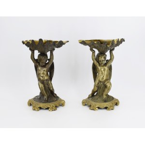 LOPIEÑSCY BROTHERS, Pair of decorative platters