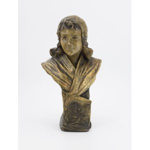 Friedrich GOLDSCHEIDER, Bust of a girl