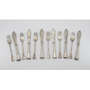 Set di posate da pesce per 6 persone