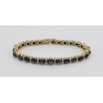 Bracelet with sapphires