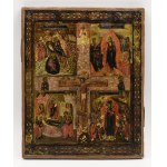 4-field icon - Jesus Christ Crucified