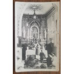 Busko-Zdrój.Mass in the chapel in the spa park.