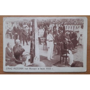 Gdynia.Vorhut am Meer im Sommer 1933.Feldmesse