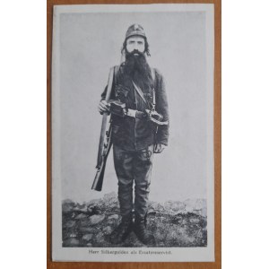 Pan Silbergulden jako rezerwista zastępczy.
