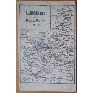 Landskarte von Russ.-Polen 1914-1915