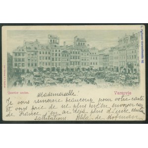11 WARSAW - Qartier ancien, Gransbergs K.A. Stockholm, R. Pigłowski, 141 Marszałkowska St., St. green, , St. czb., ca. 1900