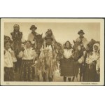 HUCULSZCZYZNA - Hutsul Wedding, 322, Photo by L. and M. Heller, Nakł. Aba Heller, Bookg. Nadwórna, sepia print, 1930