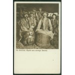 HUCULSHIP - Hutsuli. Making sheep cheese (buncu), 94, CHURCH. Roman Jasielski, Stanislawow-Yaremcze, bronze print, ca. 1930